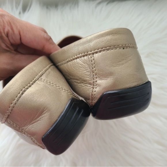 ROBERT ZUR Petra Metallic Woven Driving Loafers size 8.5 - Picture 4 of 6